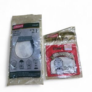 VTG Coleman Mantles Lot NIP #21 21A104T 21A101GR Lantern Camping